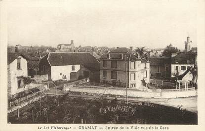 / CPA FRANCE 46 "Gramat, entrée de la ville"