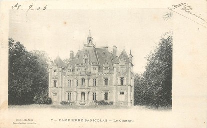 / CPA FRANCE 76 "Dampierre Saint Nicolas, le château"