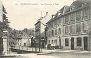 67 Ba Rhin CPA FRANCE 67 "Niederbronn les Bains, rues Clémenceau et Wilson, brasserie restaurant"