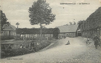 / CPA FRANCE 76 "Campneuseville, le centre"