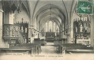 76 Seine Maritime / CPA FRANCE 76 "Croix Mare, intérieur de l'église"