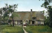 76 Seine Maritime / CPSM FRANCE 76 "Anglesqueville sur Saane, une chaumière Normande"