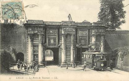 CPA FRANCE 59 "Lille, La Porte de Tournai"