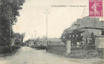 / CPA FRANCE 76 "Avremesnil, route de Dieppe"