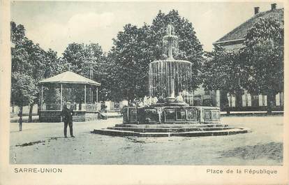 CPA FRANCE 67 "Sarre Union, place de la République"