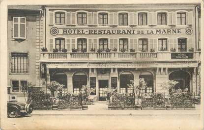 CPA FRANCE 67 "Sélestat, Hotel de la Marne"
