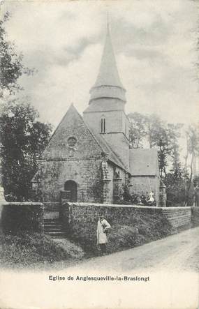 / CPA FRANCE 76 "Anglesqueville la Braslongt, église"