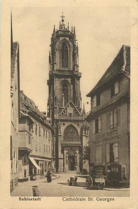 CPA FRANCE 67 "Sélestat, la cathédrale Saint Georges"