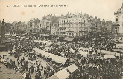 CPA FRANCE 59 "Lille, La braderie"