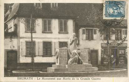 CPA FRANCE 67 "Brumath, le monument aux morts"
