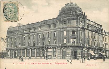 CPA FRANCE 59 "Lille, Hôtel des postes et télégraphes"
