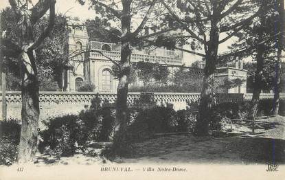 / CPA FRANCE 76 "Bruneval, villa Notre Dame"