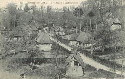 / CPA FRANCE 76 "Environ de Cany, le village de Bertheauville"
