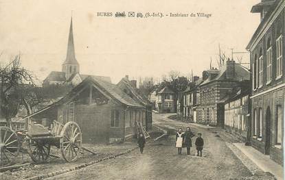 / CPA FRANCE 76 "Bures, intérieur du village"