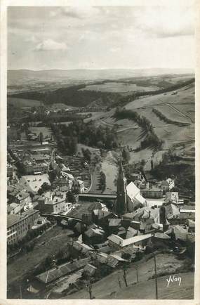 CPSM FRANCE 15 "Saint Flour, le faubourg et les monts de Margeride"