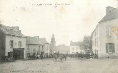 / CPA FRANCE 29 "Saint Renan, place aux vaches"