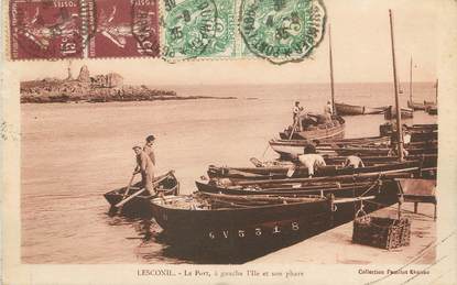 / CPA FRANCE 29 "Lesconil, le port"