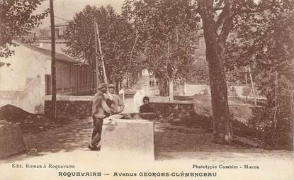 CPA FRANCE 13 "Roquevaire, avenue Georges Clémenceau"