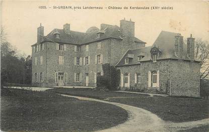 / CPA FRANCE 29 "Saint urbain, près Landerneau, château de Kerdaoulas"