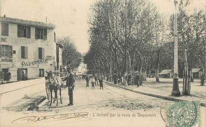 CPA FRANCE 13 "Aubagne, arrivée par la rte de  Roquevaire"