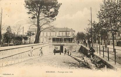 CPA FRANCE 13 "Miramas, passage sous voie"