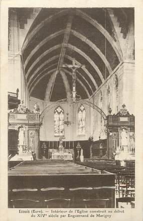 / CPA FRANCE 27 "Ecouis, intérieur de l'église"