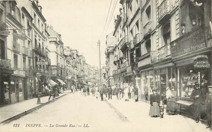 CPA FRANCE 76 "Dieppe, la grande rue"