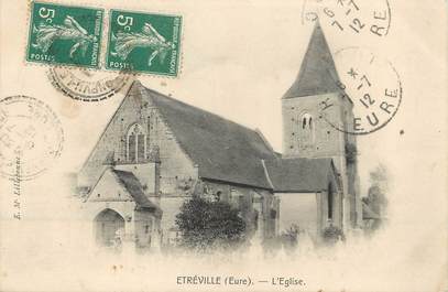 / CPA FRANCE 27 "Etreville, l'église"