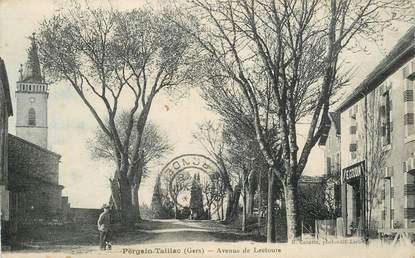 CPA FRANCE 32 "Pergain Taillac, avenue de Lectoure"