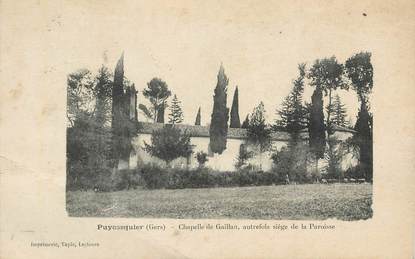CPA FRANCE 32 "Puycasquier, chapelle de Gaillan"