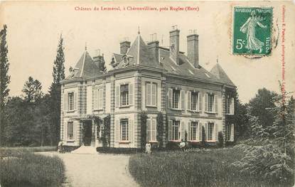 / CPA FRANCE 27 "Château de Lesmeval à Cheronvilliers"