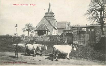 / CPA FRANCE 27 "Coudray, l'église"