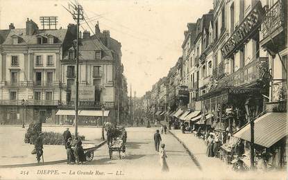 CPA FRANCE 76 "Dieppe, la Grande Rue"