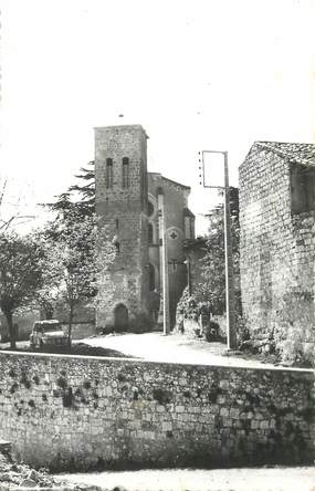CPSM FRANCE 32 "castelnau Barbarens, le clocher et la place 'Ussès"