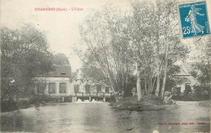 / CPA FRANCE 27 "Chambines, l'usine"