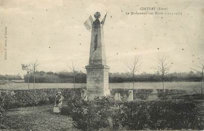 / CPA FRANCE 27 "Cintray, le monument aux morts"