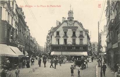 CPA FRANCE 76 "Dieppe, la place du Puits Salé"