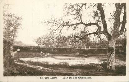 / CPA FRANCE 27 "Le Fidelaire, la mare aux grenouilles"