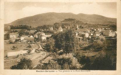 CPA FRANCE 65 "Mauléon Barousse, vue générale et le mont Hourmigué"