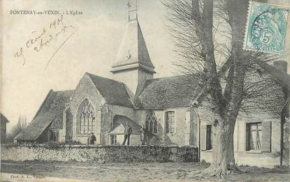 / CPA FRANCE 27 "Fontenay en Vexin, l'église"