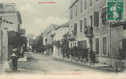 CPA FRANCE 65 "Loures, la rue Principale"