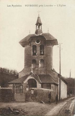 CPA FRANCE 65 "Peyrouse près Lourdes, l'Eglise"