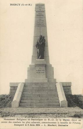 / CPA FRANCE 77 "Barcy" / MONUMENT AUX MORTS