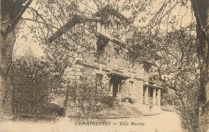 / CPA FRANCE 77 "Chartrettes, villa Marine"