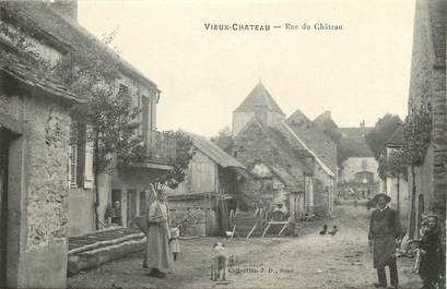 CPA FRANCE 89 "Vieux Chateau, rue du Château"