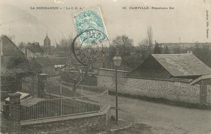 / CPA FRANCE 27 "Damville, panorama Est"