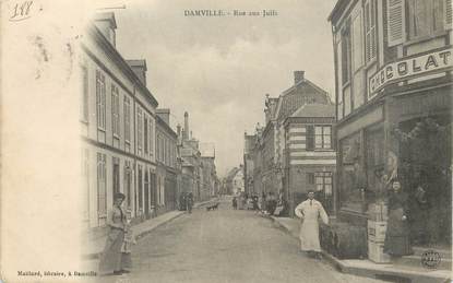 / CPA FRANCE 27 "Damville, rue aux Juifs" / JUDAICA