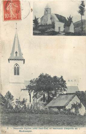 / CPA FRANCE 19 "Nouvelle église et ancienne chapelle de Madranges"