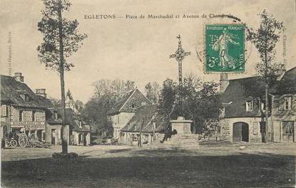 / CPA FRANCE 19 "Egletons, place de Marchadial"