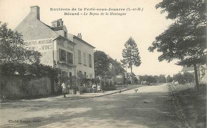 CPA FRANCE 77 "Env. de la Ferté sous Jouarre, Bécard, restaurant le Repos de la Montagne"